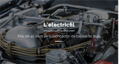 Desktop Screenshot of lelectricfil.com.ar